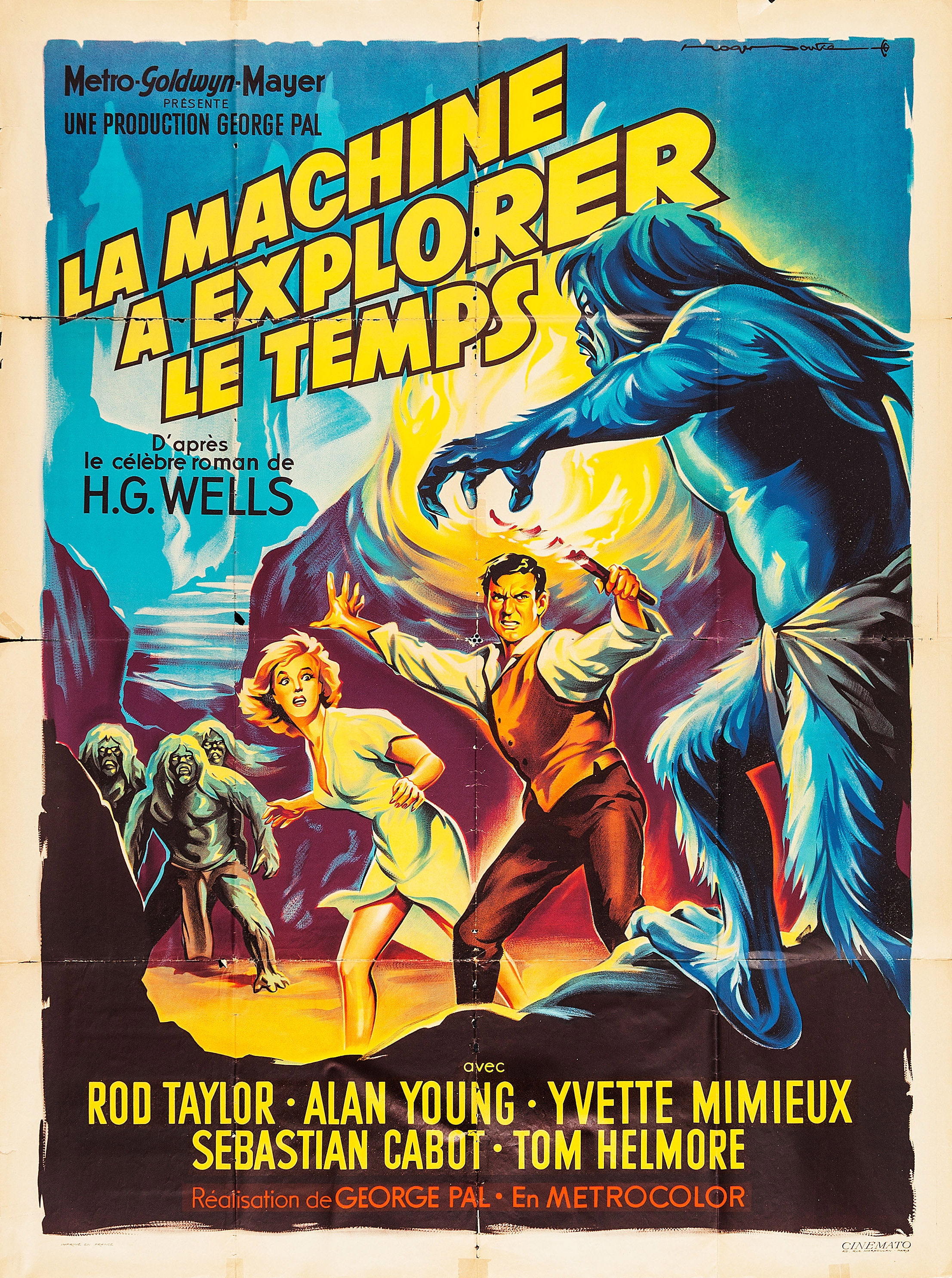 Sinema Sanattır: Muhteşem Afişlere Sahip 20 Film 1 – 1960 The Time Machine French