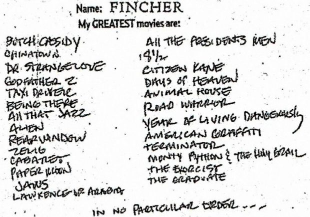 Top 26: David Fincher'ın Favori Filmleri 3 – David Fincherın Favori Filmleri