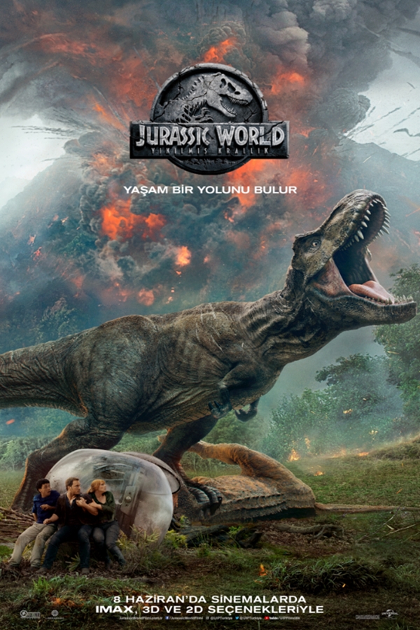Jurassic World: Yıkılmış Krallık Yeni Fragman Yeni Afiş 1 – Jurassic World Fallen Kingdom poster