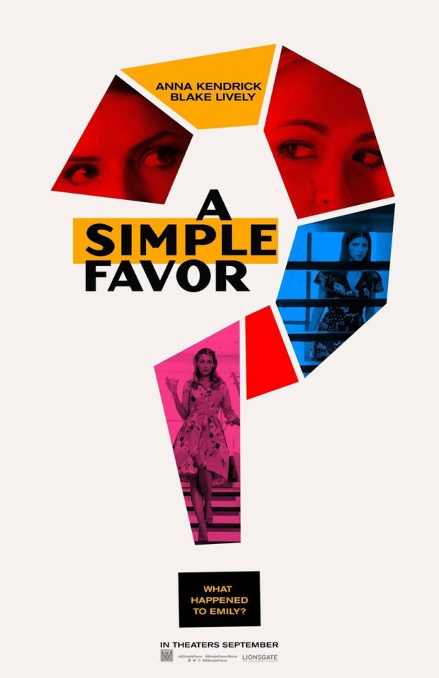 A Simple Favor / Küçük Bir Rica İlk Fragman 1 – A Simple Favor Küçük Bir Rica poster