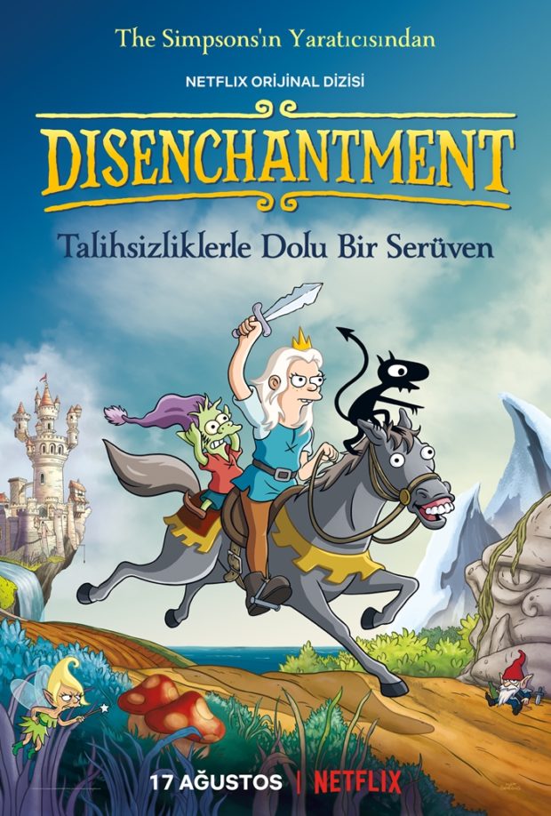 Matt Groening'in Yeni Dizisi Disenchantment Resmi Fragman 3 – Disenchantment poster