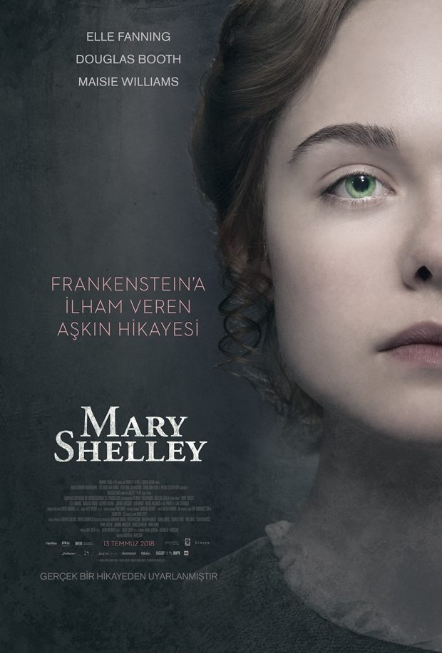 Mary Shelley 13 Temmuz'da Başka Sinema'da 2 – Mary Shelley poster