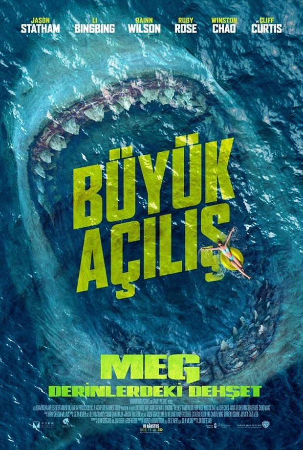 The Meg / Meg Derinlerdeki Dehşet Fragman 1 – Meg poster