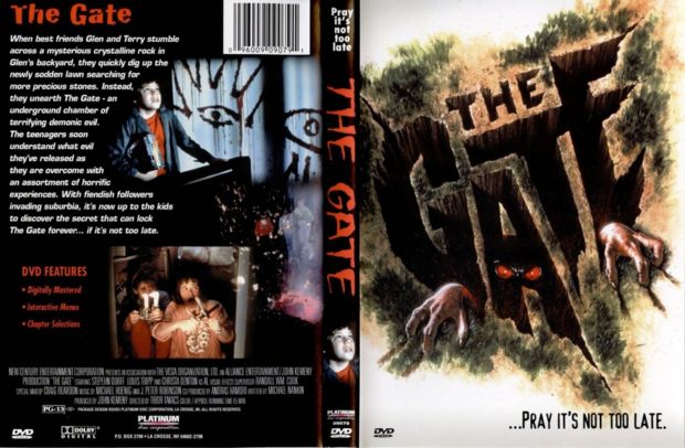 The Gate (1987) ve Gate 2: The Trespassers (1990) 29 – The Gate DVD kapak 2