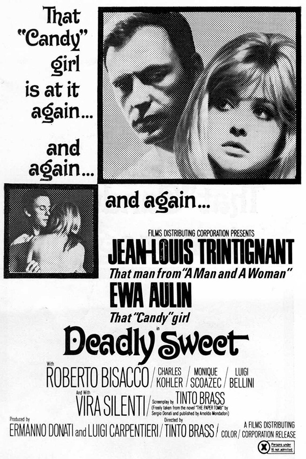 Tinto Brass'tan Bambaşka Bir Film: Deadly Sweet (1967) 9 – Deadly Sweet poster 1