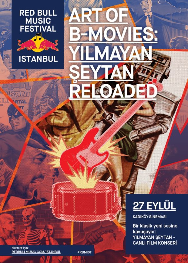 Art of B-Movies: Remake Exhibition 2 – Red Bull Music Festival İstanbul Yılmayan Şeytan poster