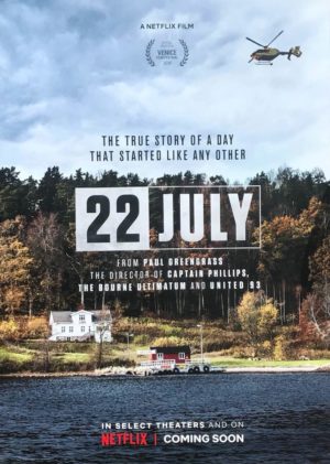 Paul Greengrass İmzalı 22 July'dan Resmi Fragman 1 – 22 July 2018 poster