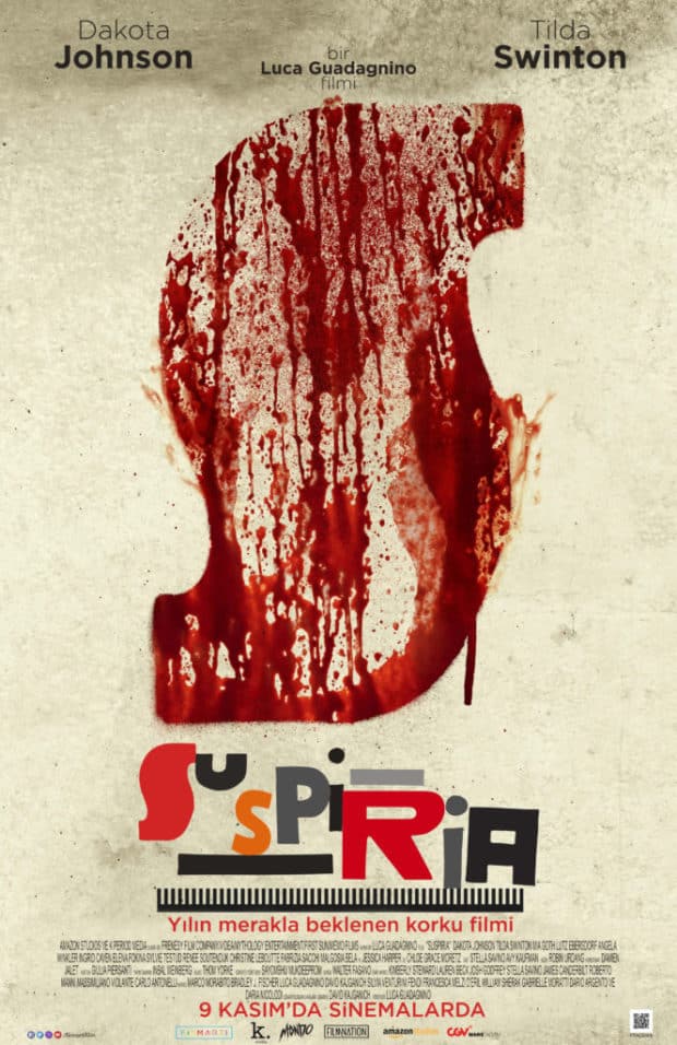 Merakla Beklenen Suspiria 9 Kasım'da Sinemalarda 2 – Suspiria poster 02