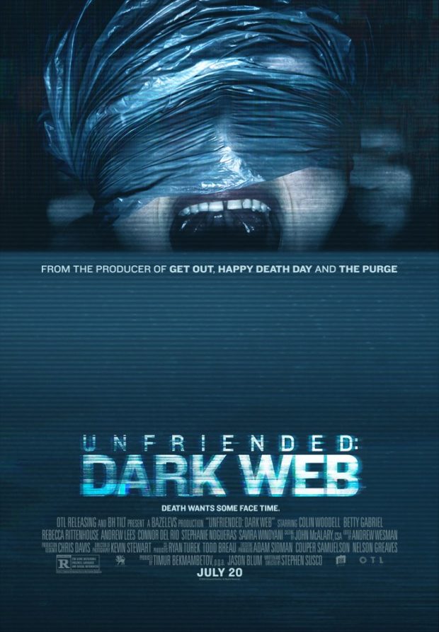 Unfriended: Dark Web (2018) ve Bilgisayar Ekranı Filmleri 3 – Unfriended Dark Web poster