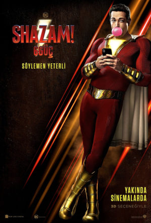 Hepimizin İçinde Bir Süper Kahraman Vardır: Shazam! 2 – Shazam 6 Güç poster