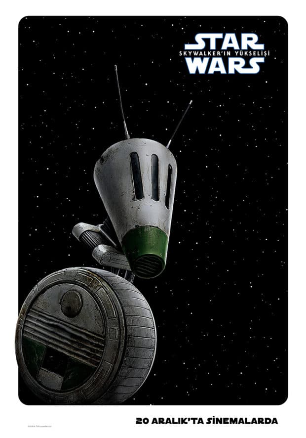 Star Wars: Skywalker'ın Yükselişi Karakter Afişleri 11 – Star Wars The Rise of Skywalker karakter afişleri 11