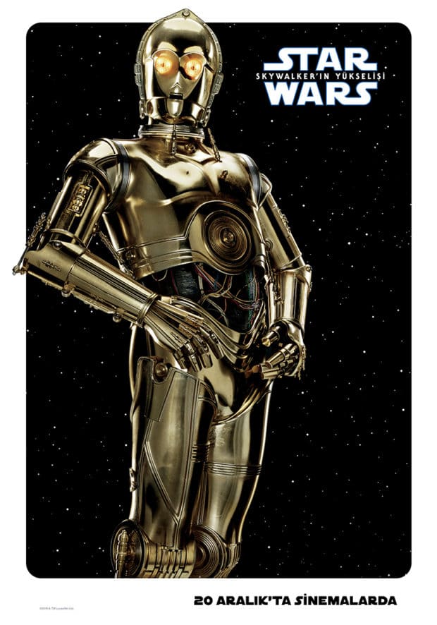 Star Wars: Skywalker'ın Yükselişi Karakter Afişleri 4 – Star Wars The Rise of Skywalker karakter afişleri 4