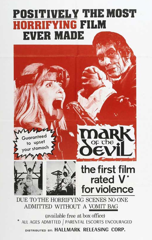 Erken Dönem İşkence Pornolarından: Mark of the Devil (1970) 8 – Mark of the Devil 1970 poster 2
