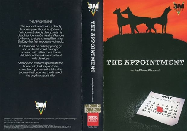 Az Bilinen Kült Filmlerden: The Appointment (1981) 10 – The Appointment VHS kapak 1