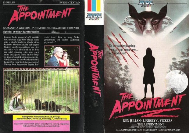 Az Bilinen Kült Filmlerden: The Appointment (1981) 8 – The Appointment VHS kapak 2