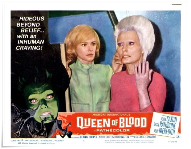 Uzaylı Vampir: Queen of Blood (1966) 10 – Queen of Blood lobi kartı 1