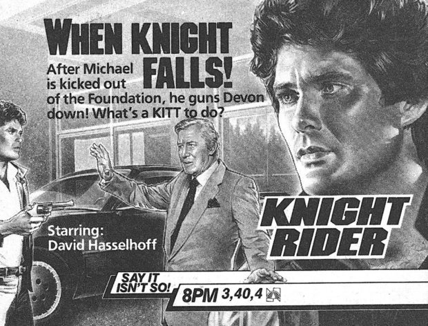 Kara Şimşek ve 80'lerin Süper Araç Dizileri 13 – Kara Şimşek Knight Rider reklam 1