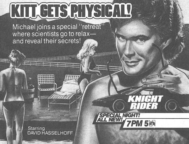 Kara Şimşek ve 80'lerin Süper Araç Dizileri 15 – Kara Şimşek Knight Rider reklam 3