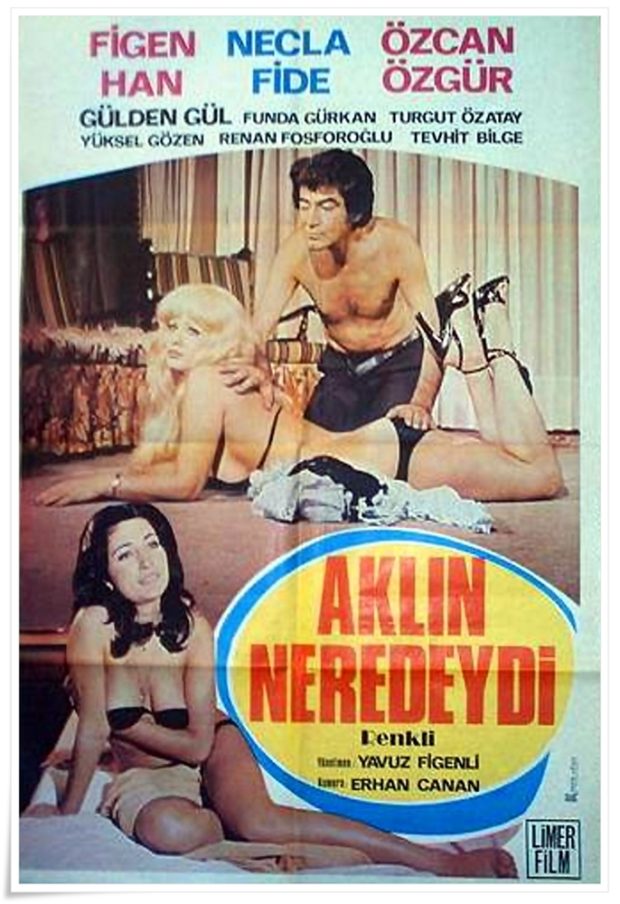 12 Eylül, Yeşilçam ve Seks Filmleri 4 – Aklin Neredeydi 1978 poster